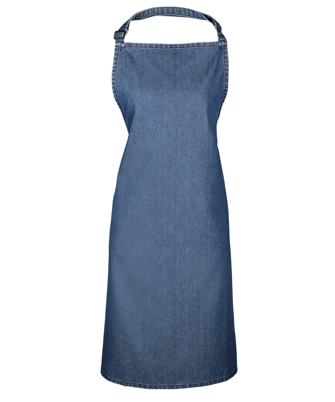 a women's denim apron on a white background