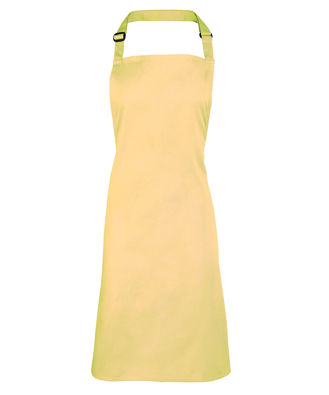 a yellow apron on a white background