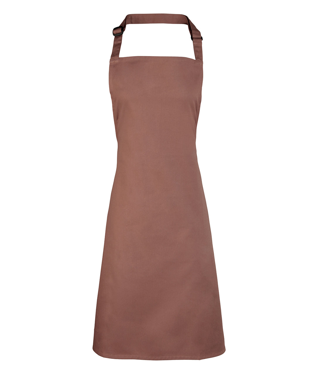 a brown apron on a white background