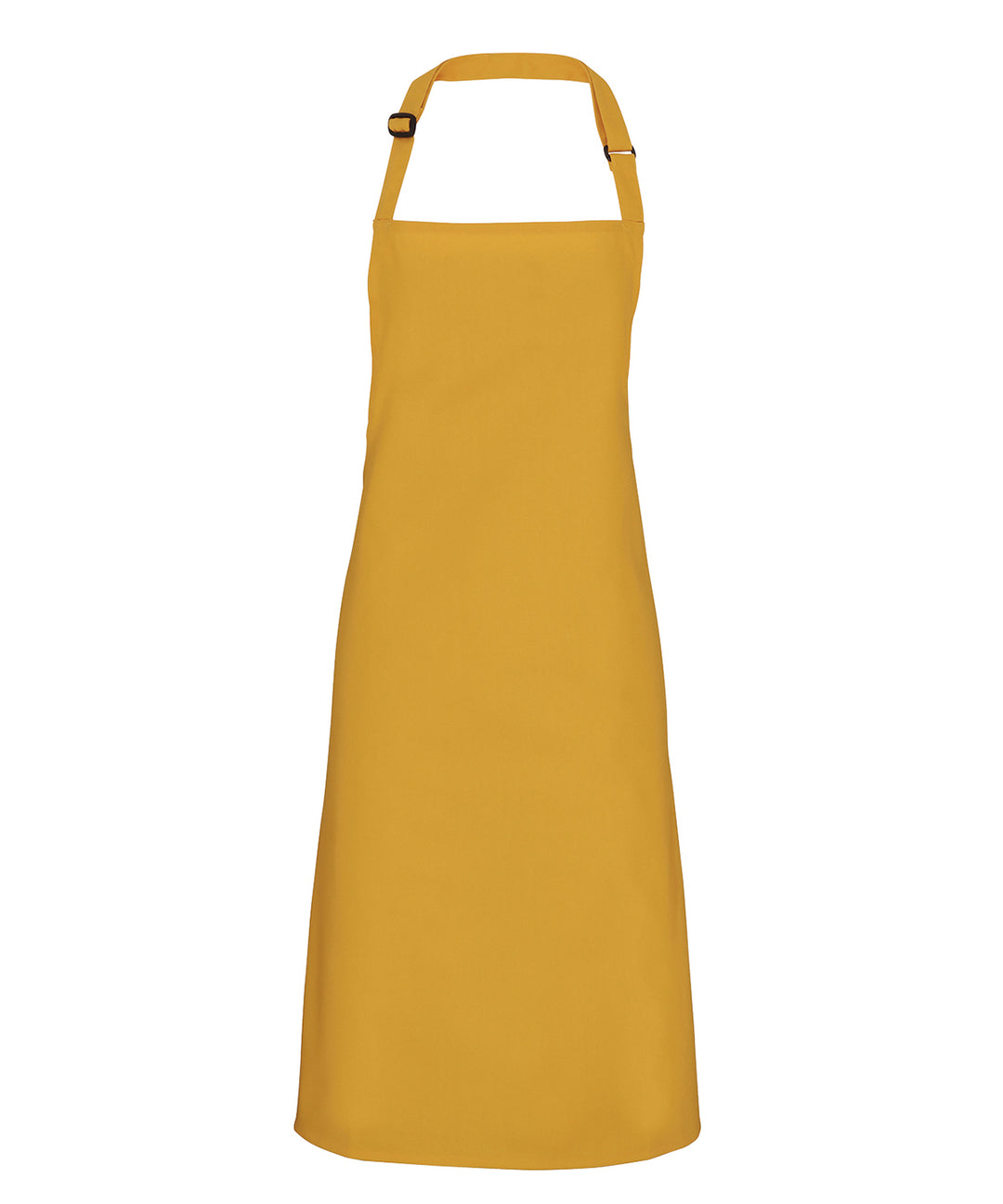 a yellow apron on a white background