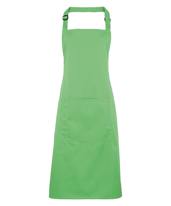 a green apron on a white background