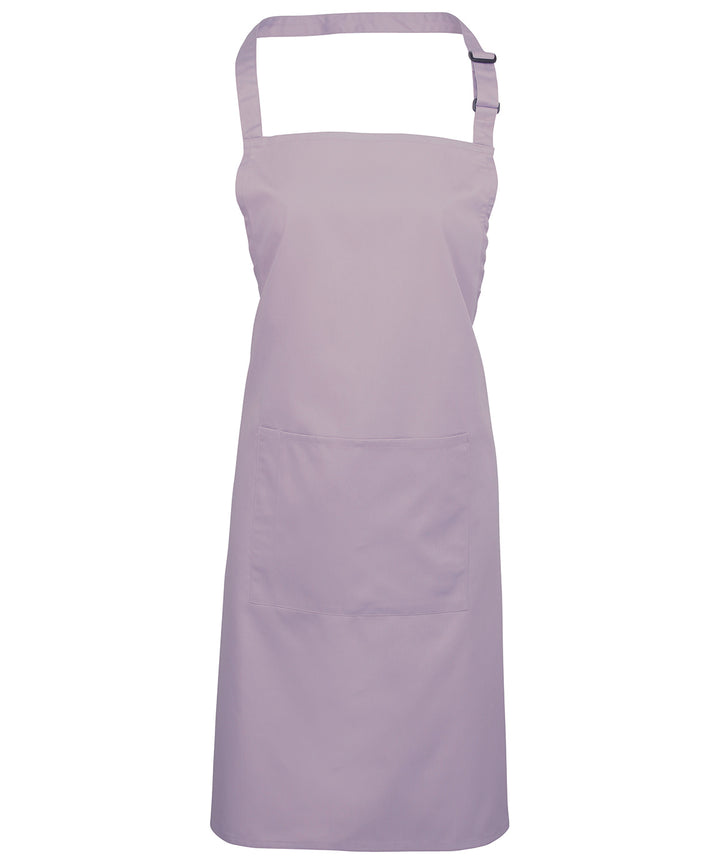 a purple apron on a white background