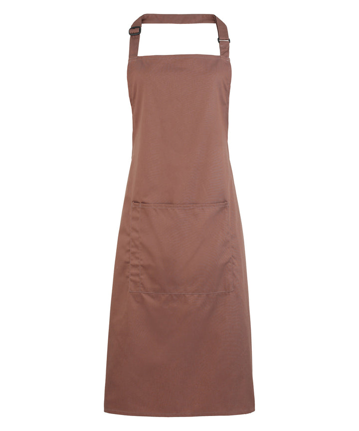 a brown apron on a white background