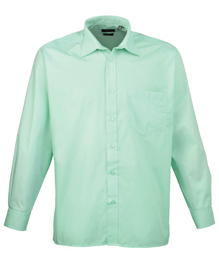 Long sleeve poplin shirt (Green)