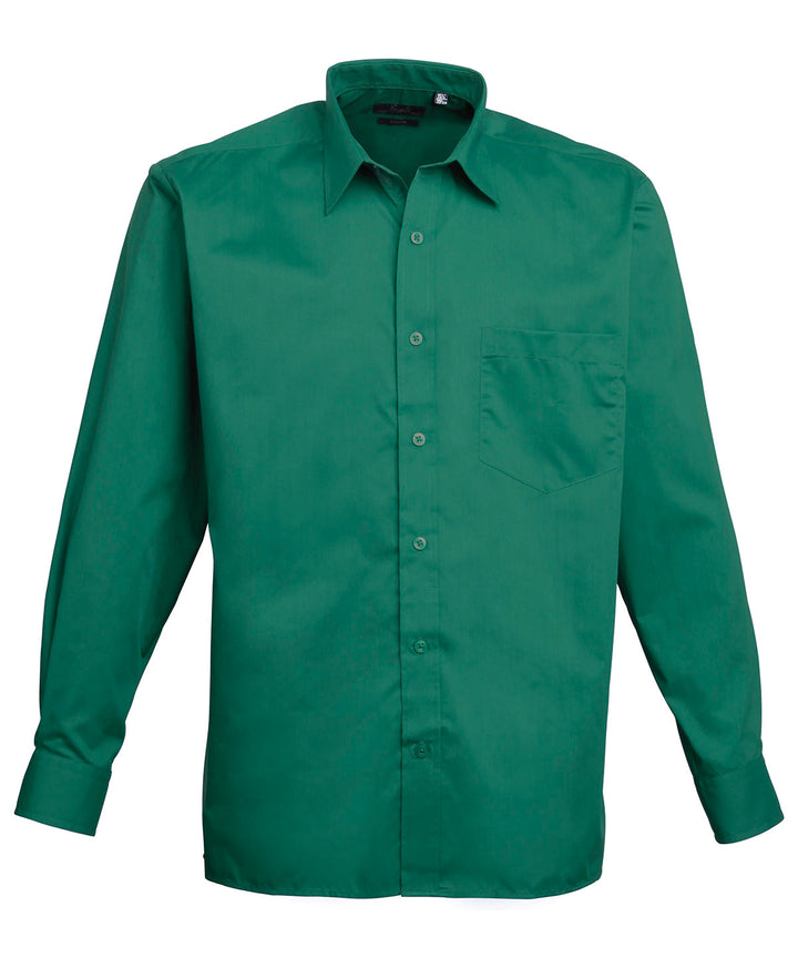 Long sleeve poplin shirt (Green)
