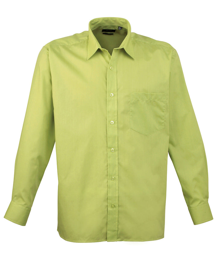 Long sleeve poplin shirt (Green)