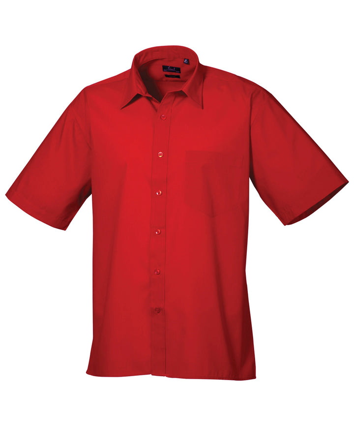 Short sleeve poplin shirt (Magenta)
