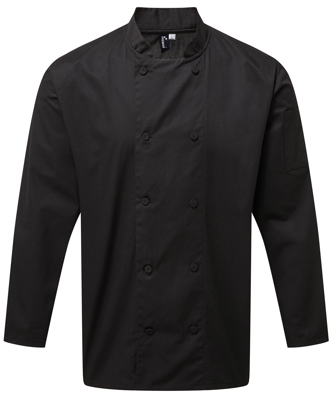 Chef's Coolchecker Long Sleeve Jacket Black