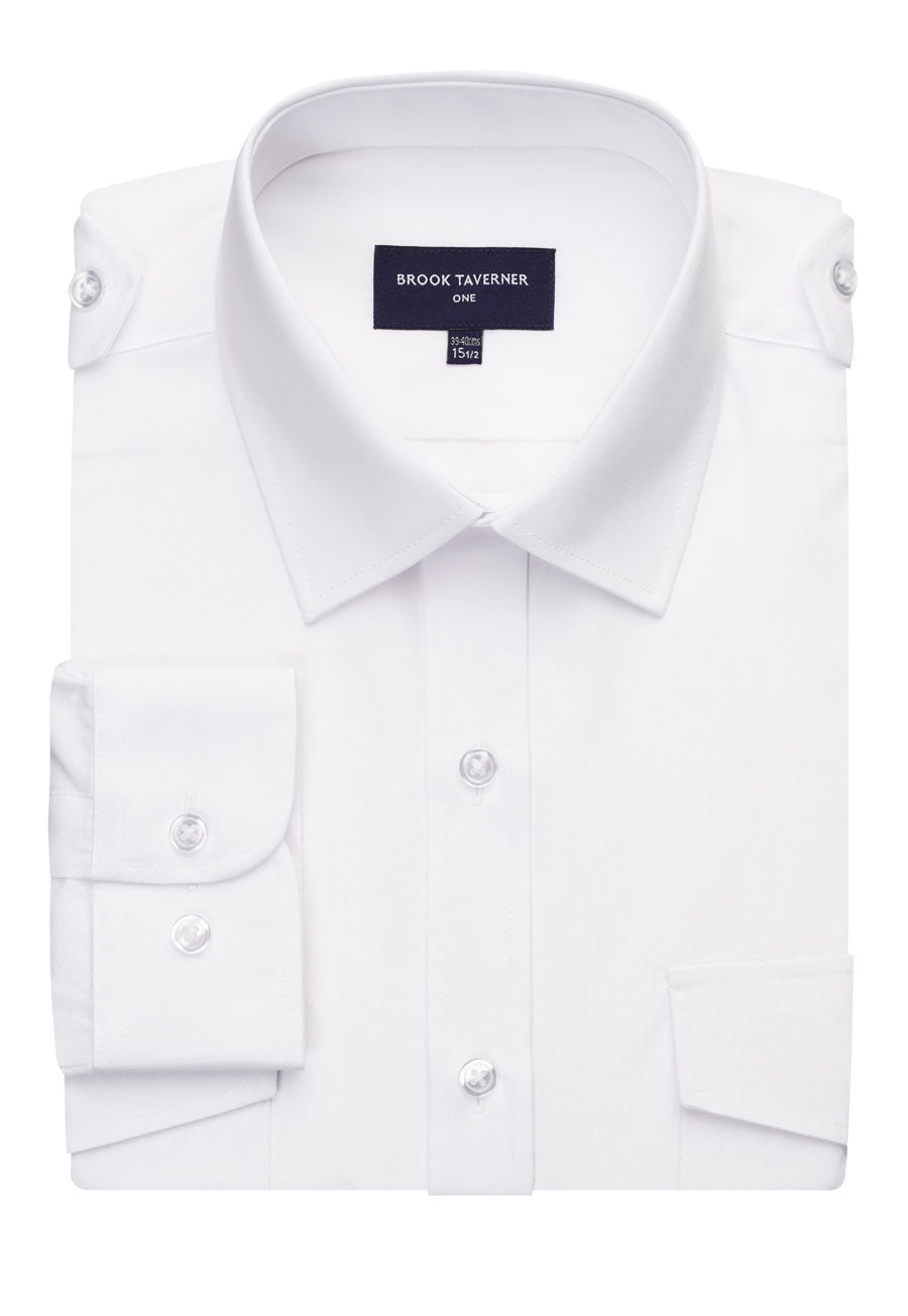 Hermes Pilot Shirt White