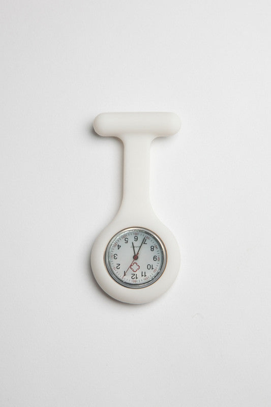 White Silicon Fob Watch