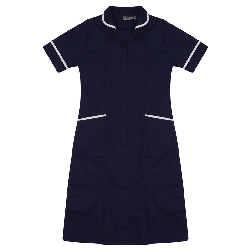 Ladies Dress - Navy/White (Tall)
