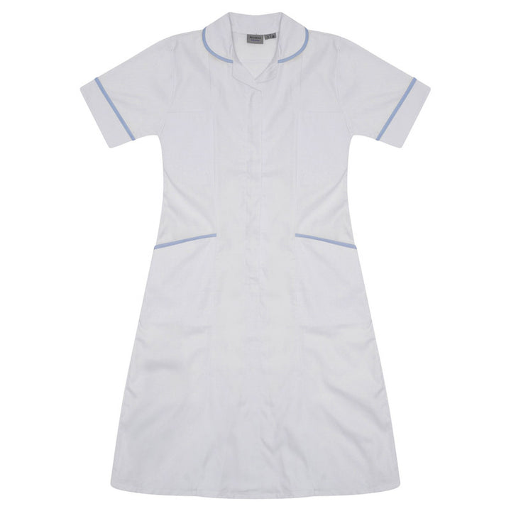 Ladies Dress - White/Yellow (Tall)
