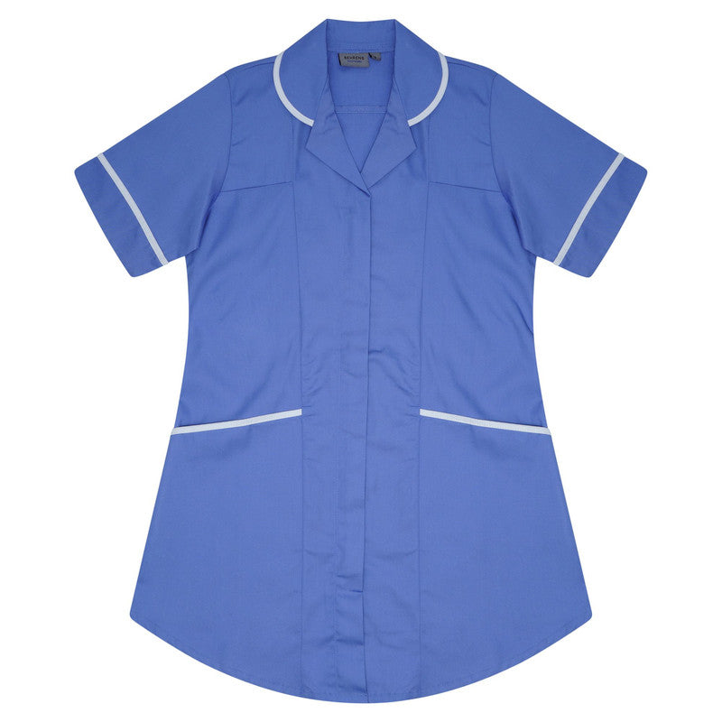 Maternity Tunic (Metro Blue/White)