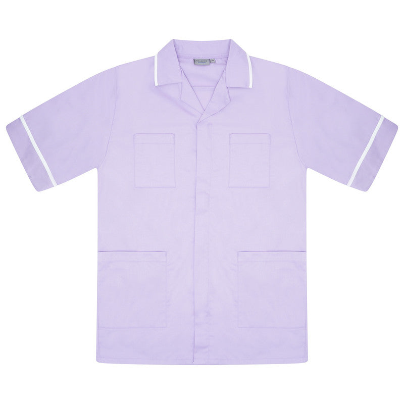 Classic Male Tunic in Lilac/White