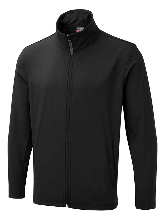 UX Printable Soft Shell Jacket Black