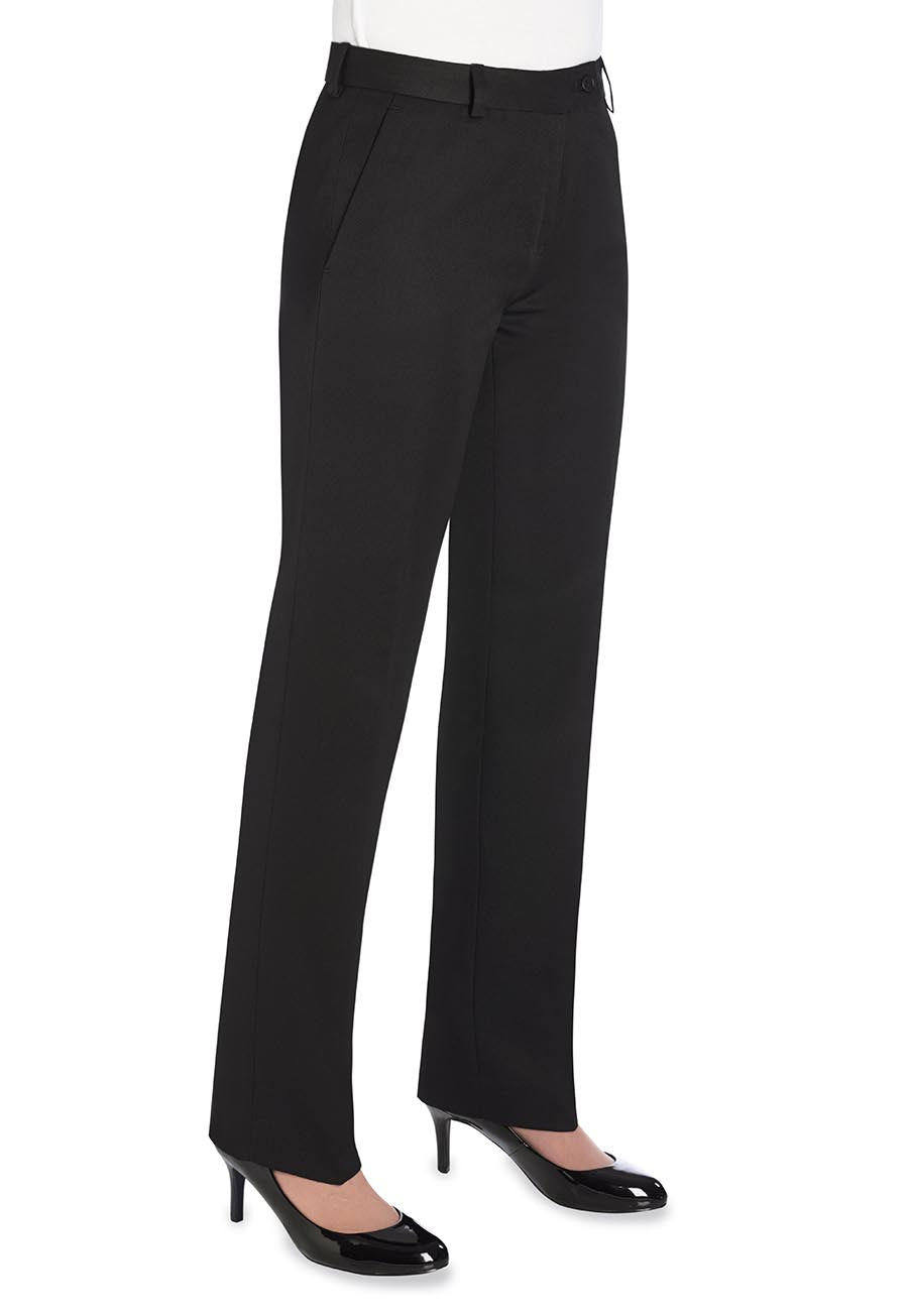 Aura Straight Leg Trouser Black