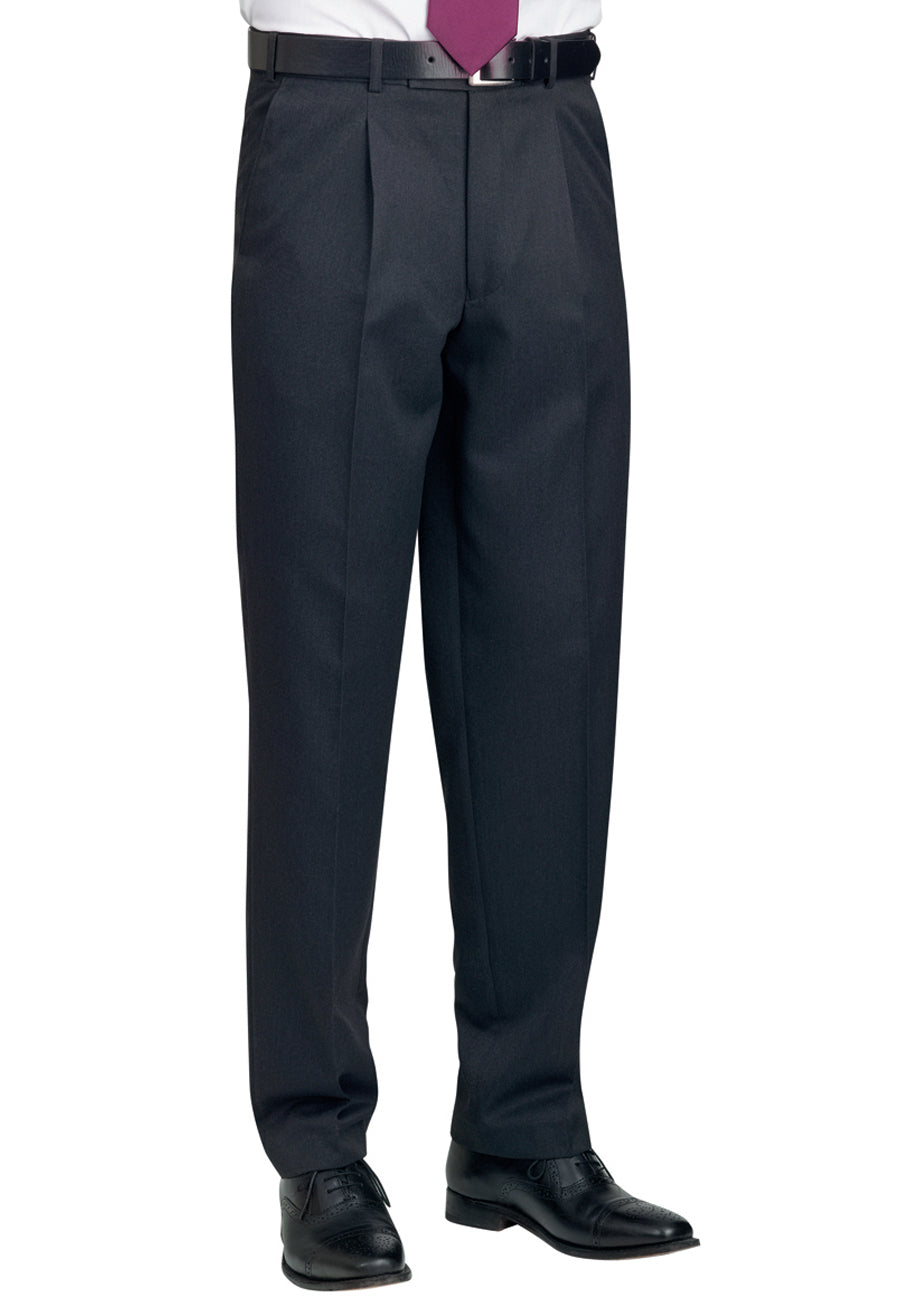 Delta Classic Fit Trouser in Charcoal