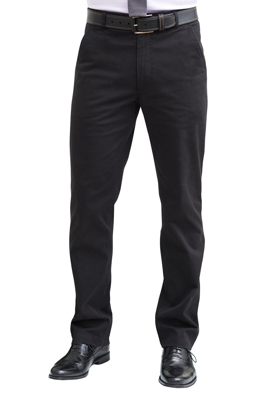 Brook Taverner Denver Classic Fit Chino Black