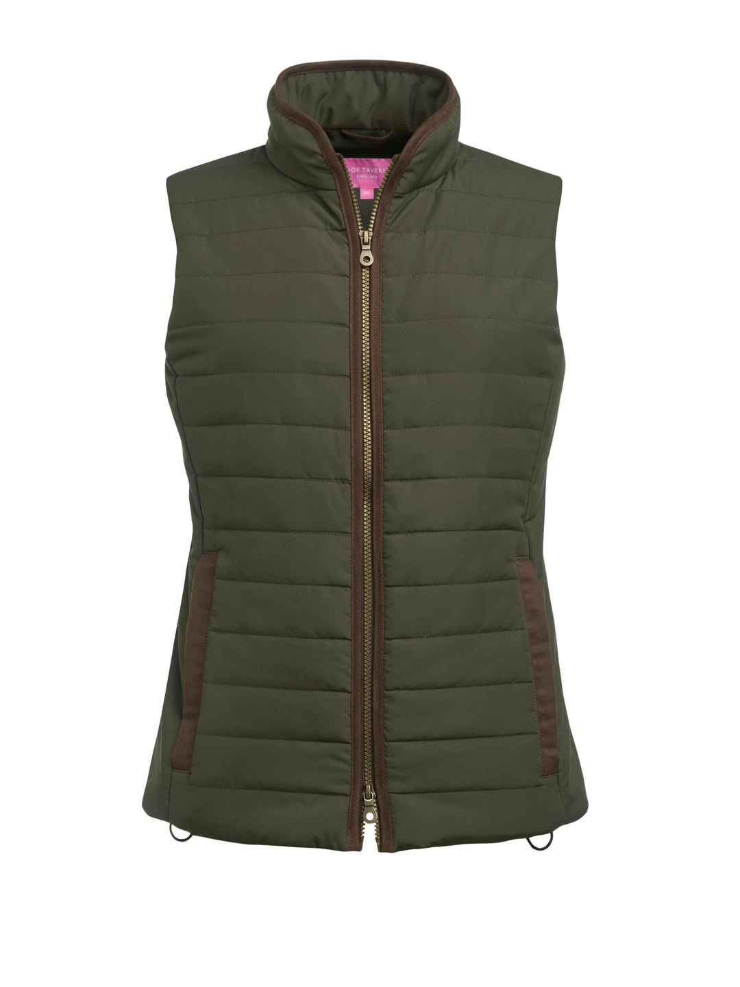 Madison Quilted Gilet Olive